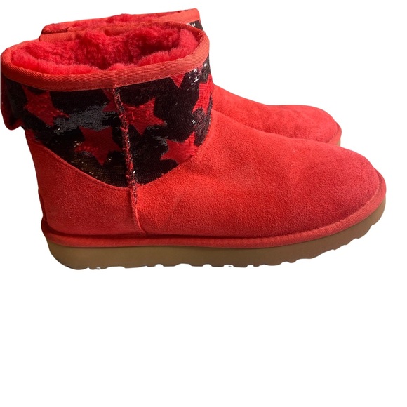 Women's UGG size 9 , Classic Mini Sequin Stars Boot. - Picture 13 of 14